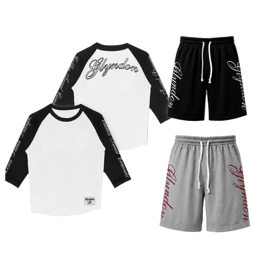 Raglan & 3/4 Short Combo