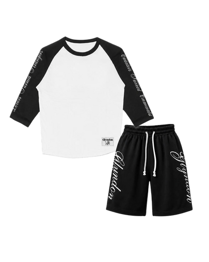 Raglan & 3/4 Short Combo