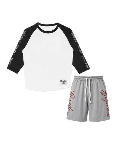 Raglan & 3/4 Short Combo